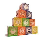Uncle Goose Hebrew ABC Blocks (27 pcs)