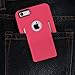 iPhone 6 Plus Case, iPhone 6s Plus Case, CellJoy [Slim Clip] Hybrid Case [Built in Belt Clip] [TPU] (Hot Pink) Protective Cover Skin