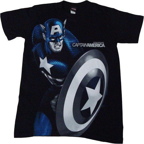  Captain America Steve Rogers Dstrte. America Mens T-Shirt