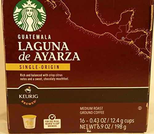 Starbucks Guatemala Laguna de Ayarza K-Cup for Keurig K-Cup Brewers, 16 Count