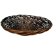 Large Round Willow Bowl- Stained/Waxed