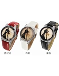 Kungfu Tea Classical Waterproof Womens Watch (White)
