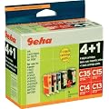 5 Geha Tintenpatronen im Multipack f�r Canon ersetzt Nr. BCI-6 farbig + schwarz