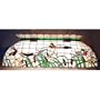 Tiffany game table 1 light fixture stained glass Ducks