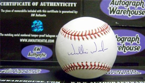 Willie Wilson Autographed/Hand Signed MLB Baseball