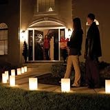 10 Count Electric Christmas Tree Luminaria Kit with LumaBases