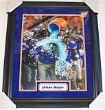 Urban Meyer Autographed Florida Gators National Championship 16x20 Gatorade Photo with 06 NAT CHA