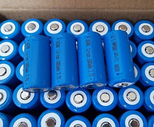 16340 3.6V Battery 880mAh Rechargeable 16340 Lithium Battery Li 4 PCS