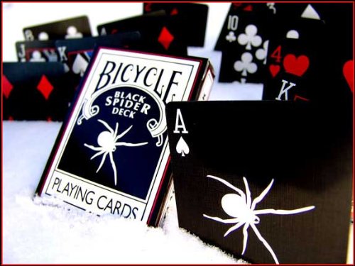 Magic Makers Educational Products - Magic Makers Bicycle Black Spider Deck - Full Bleed Black Deck Magic Makers Educational Products - Magic Makers Bicycle Black Spider Deck - Full Bleed Black Deck