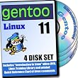 Gentoo 11 Linux, 4-discs DVD Installation and Reference Set, Ed.2012