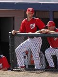 Florida Marlins v Washington Nationals, VIERA, FL - MARCH 02: Stephen Strasburg Photographic Poster Print by Mike Ehrmann, 24x32