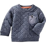 OSHKOSH(オシュコシュ) キルトプルオーバー カラー トップススウェット 24ヶ月【並行輸入】