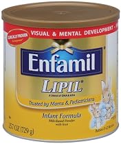 Enfamil Lipil Milk-Based Formula with Iron, Powder, 25.7-Ounce Cans (Pack of 6)
From Enfamil
