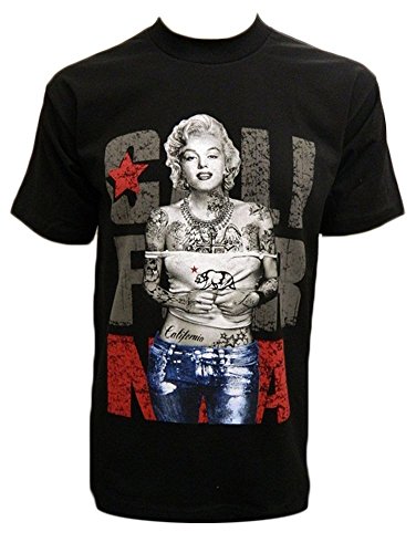 Cali Mens Tattooed Marilyn Monroe T-Shirt
