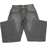 Marc Ecko - Ecko Unlimited Mens Dark Blue Baggy Fit Jeans
