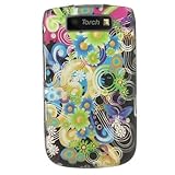 Hard Snap-on Sleeve Plastic RUBBERIZED With RAINBOW FLOWERS Design Shield F ....