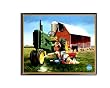 John Deere Zolan Growing up 8X10 Mylar Frame Photo