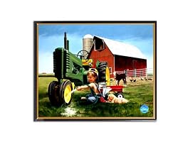 John Deere Zolan Growing up 8X10 Mylar Frame Photo