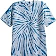Tie-Dyed Youth Pinwheel Spiral T-shirt