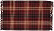100% Cotton Flat Weave Rug Plaid 2 X 3