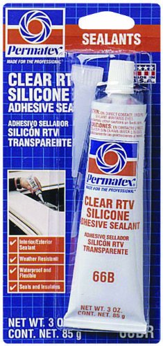 Permatex 80050 Clear RTV Silicone- 3-Ounce