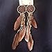 Genenic Design Beads Long Earrings Dream Catcher Jewelry Feather