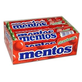 Mentos - Strawberry (Pack of 15)