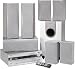 Onkyo HT-SR800 Home theater audio system with 7 speakers and powered subwoofer Silver