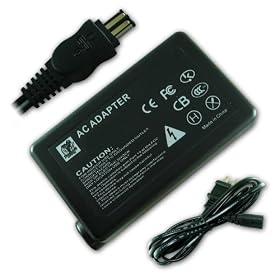PRO SERIES Equivalent Sony AC-L15A / AC-L15B / AC-L10 / AC-L10A / AC-L10B Compatible AC Power Adapter for Sony HDR / DCR / CCD Series Camcorders