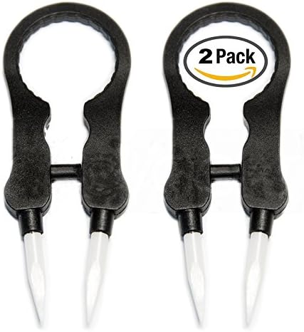 kencai 2PCS Tweezers Heating Resistant Wrapping Coiler Adjustment Wire Spanner Tool Insulated Ceramic Tweezer Functional Coil Vaper Tweezers