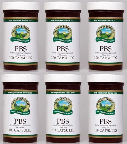 Naturessunshine PBS Support Blood Sugar Level Herbal Combination Supplement 100 Capsules (Pack of 6)