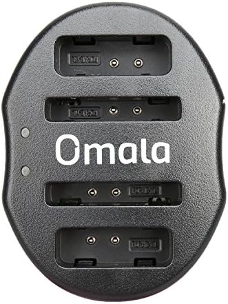 Omalareg; USB Quick Charger, USB Dual Charger for Canon NB-11L, NB-13L and Canon A2600, A2500, A2300, SX410, G7X, G5X, G9X, SX720, HS...