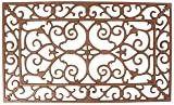 Esschert Design Small Doormat in Antique Brown - Rectangle 24" x 14"
