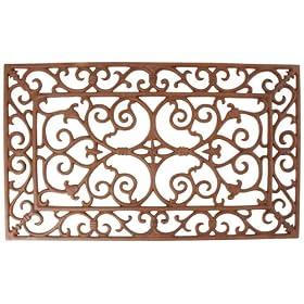 Esschert Design Small Doormat in Antique Brown - Rectangle 24 x 14 by 