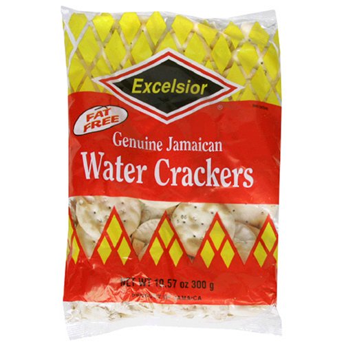 Excelsior Jamaican Water Crackers, 10.57Ounce Packages (Pack of 10