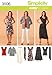 Simplicity Easy-to-Sew Pattern 3506 Misses Dress or Top, Skirt, Pants, Jacket, Tie Belt Sizes 10-12-14-16-18