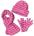 Board Angels Girls Hat, Scarf & Glove Set Multi