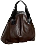 JALDA Two-Tone Katja Satchel,Chocolate,one size