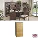 Home Office Furniture - Fully Assembled - Filing Cabinet - Walnut - Wood Handles - Four Drawers - Wood Effect... WE ALSO MAKE: computer desk table stand workstation STORAGE FOR: PC Mac CPU laptop notebook accessories printer scanner copier shredder monitor screen keyboard mouse speakers