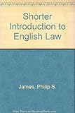 A shorter introduction to English law