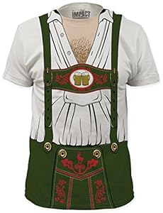 TeeShirtPalace Octobeerfest Oktoberfest Costume 2XL Off-White T-Shirt
