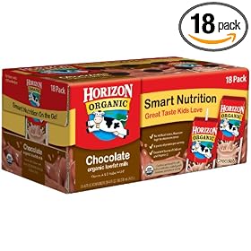 Horizon Organic Low Fat Milk, Chocolate, 8-Ounce Aseptic Cartons (Pack of 18)