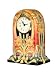 Dale Tiffany PA500200 Pasque Flower Clock, 4-3/4-Inch by 7-Inch