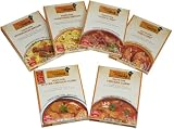Kitchens of India  Curry Paste Variety Pack, 3.5 Ounce Boxes (Pack of 6)