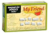 kids and infants educational toys item: Magnetic Poetry My Friend Magnetic Poetry Kit
