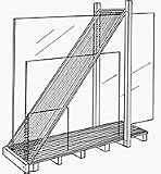 C.R. LAURENCE 60RACK CRL 60 Slot Stationary Harp Rack