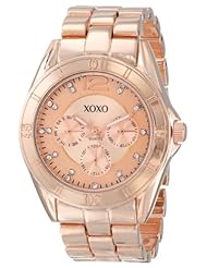 XOXO Womens XO5656 Rose Gold-Tone Bracelet Analog Watch