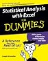 Statistical Analysis with Excel For Dummies