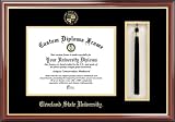 Cleveland State University Vikings - Embossed Seal - Tassel Box - Mahogany - Diploma Frame