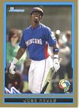 Jose Reyes - Dominican Republic (World Baseball Classic) 2009 Bowman Draft GOLD WBC Prospects Baseball Card # BDPW7 / MLB Baseball Trading Card in Screwdown!